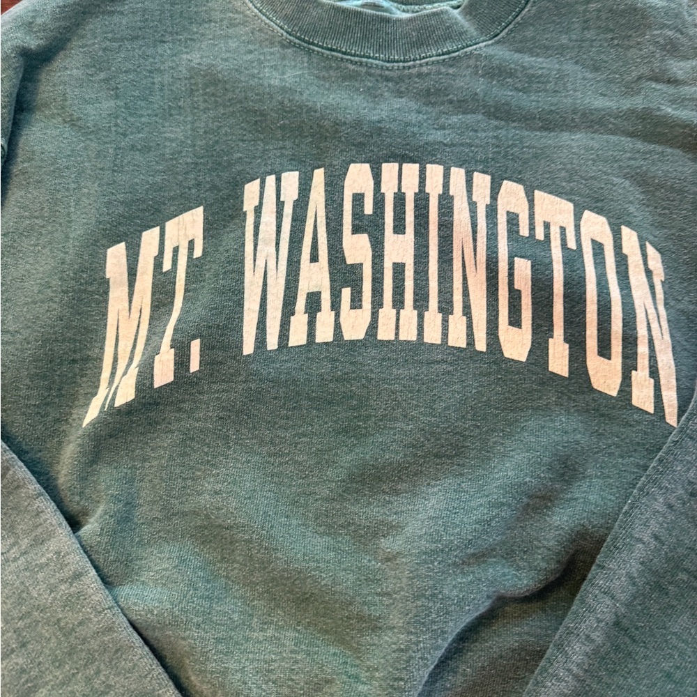 Fruit of the Loom Green is Crewneck Sweatshirt- Mount Washington-Size M - Picture 3 of 8